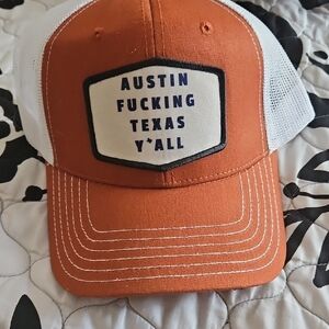 OTTO White Mesh Cap From Austin Texas Never Worn But 1 Time..Like New
